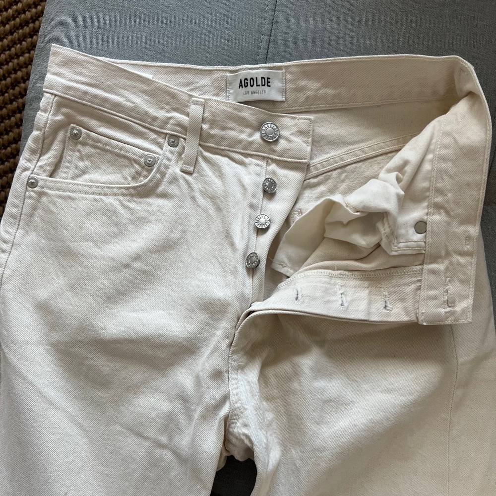 AGOLDE Ivory Remy High Rise Jeans EUC, 27